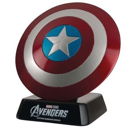 Figurine Eaglemoss Marvel - Captain America -  Bouclier Captain America Museum